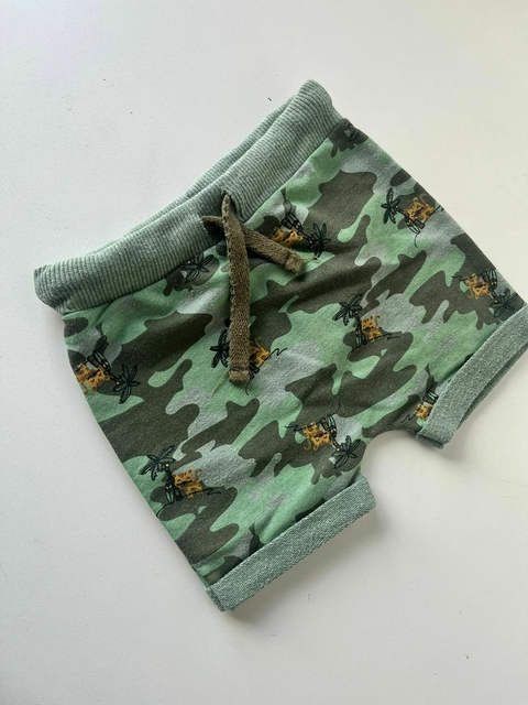 SHort verde camuflado Teddy Boom t6/9m (48.2)
