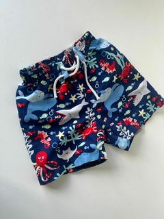 SHort malla azul tiburones t9m (48.2)