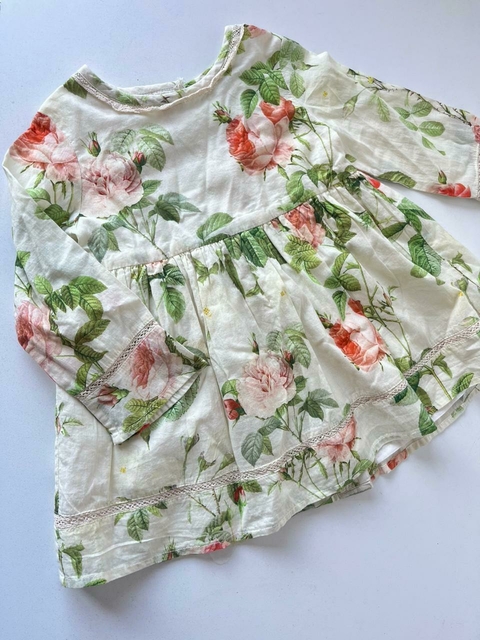 Vestido largo flores Akiabara t2a (179)
