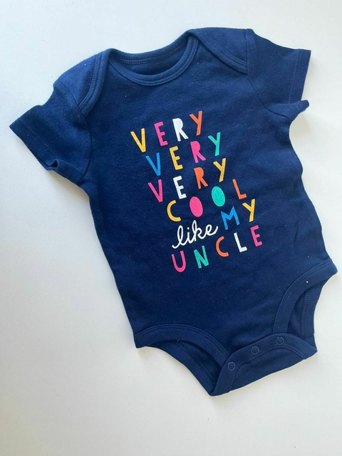 Body mc azul " very " carters 3m(NUEVO) (01)