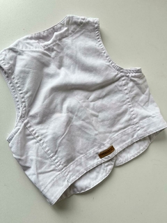 Chaleco de jean blanco bordado t3a Mimo (113) - comprar online
