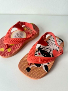 Ojotas cebra Havaianas t19/20(79)