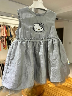 Vestido fiesta gris Kitty t12-18m H&M(256)