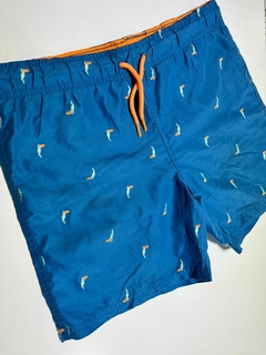 SHort de baño malla Federation celeste pajaros t16 (319)