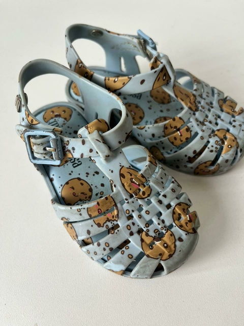 Sandalias celestes goma Mini Melissa t19 (23)