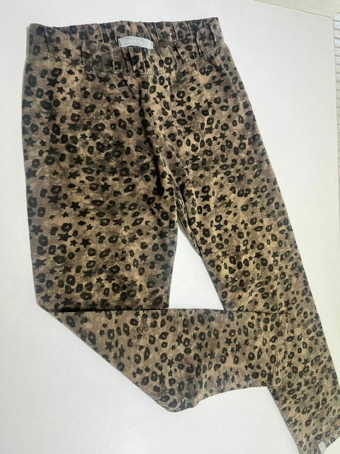 Calza animal print marron t6a (336)