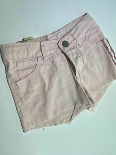 Short rosa gabardina franja brillos Cheeky t6a(336)