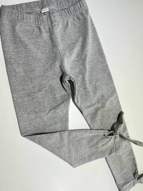 Calza lisa gris moño pie t6a cheeky (336)