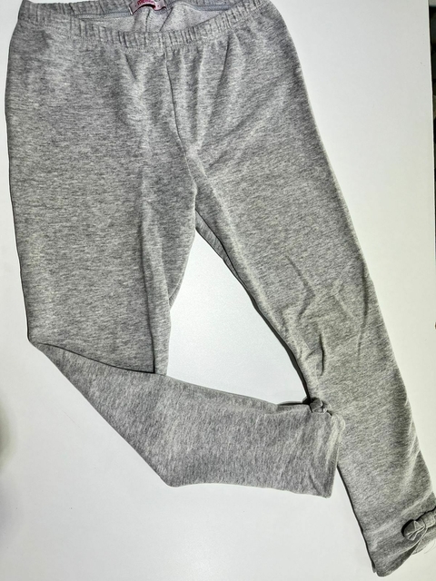 Calza lisa gris moño Magdalena esposito t 6a (336)