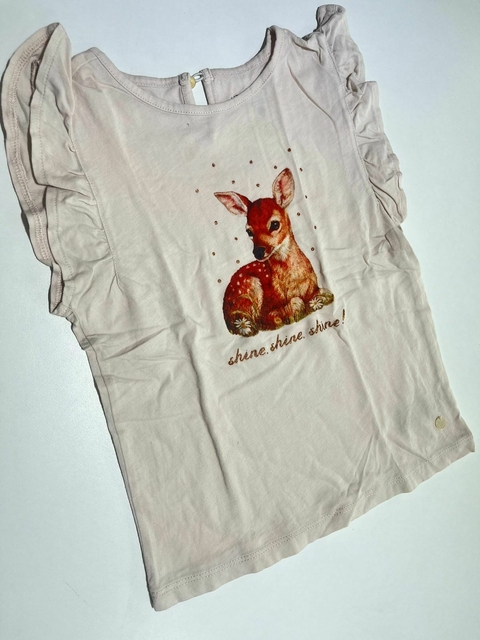 Remera rosa ciervo Little Akiabara t6a(336)