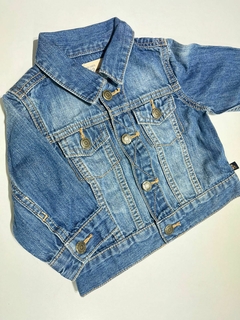 Campera azul jean Gap t6-12m(18)