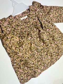 Camisa marron flores Gro t4a(333) - comprar online