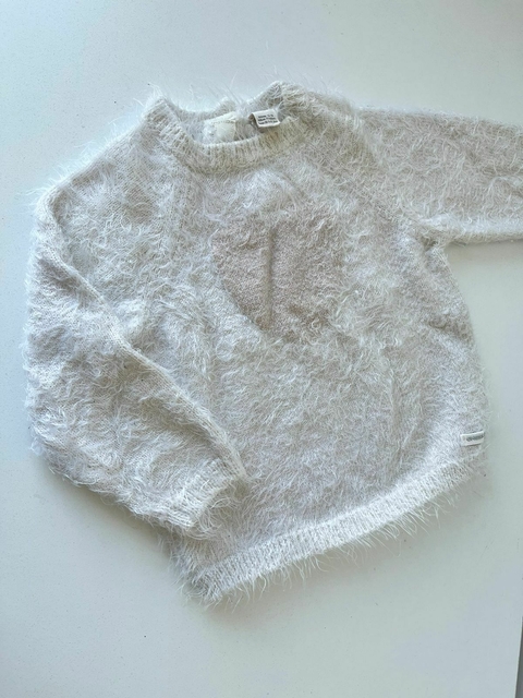 Sweter blanco pelitos Cheeky t12m (327) - comprar online