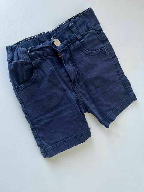 Short azul gabardina Dudu t9m(327) - comprar online