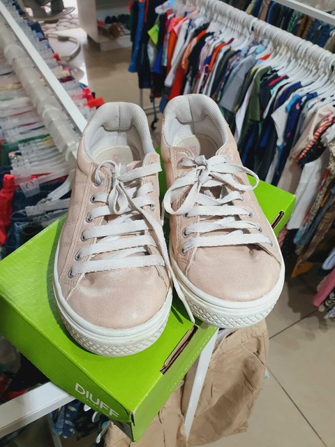 Zapatillas rosas platinado Diuff T32 (273)