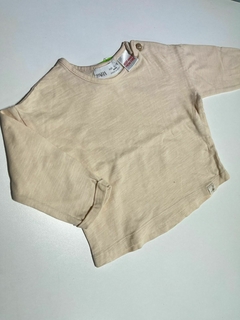 Remera ml beige Zara t1-3m (343) - comprar online