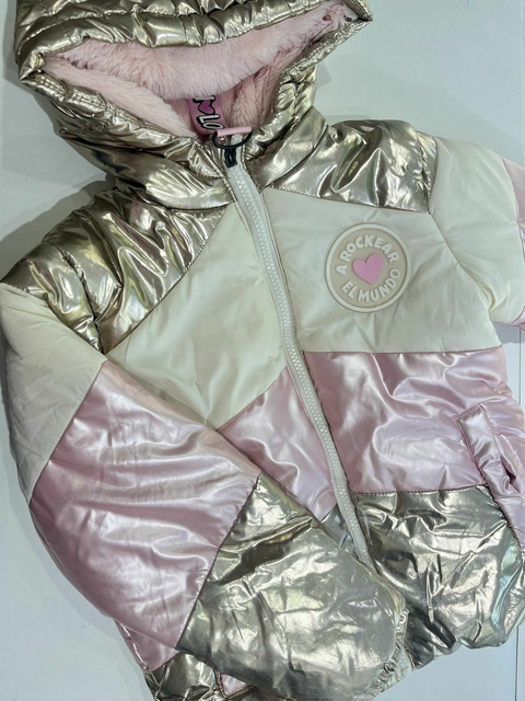 Campera inflable metalizada Grisino t6a (347) 2da seleccion - comprar online