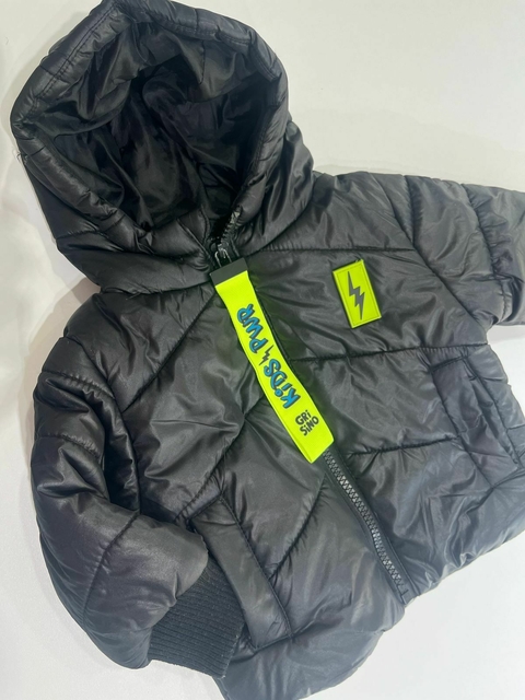 Campera inflable negra Grisino t9m (347) - comprar online