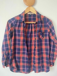 Camisa leñadora violeta Kosiuko t10a (352) - comprar online