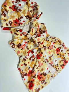 Chaleco con capucha y flores Carters 9m (129) - comprar online