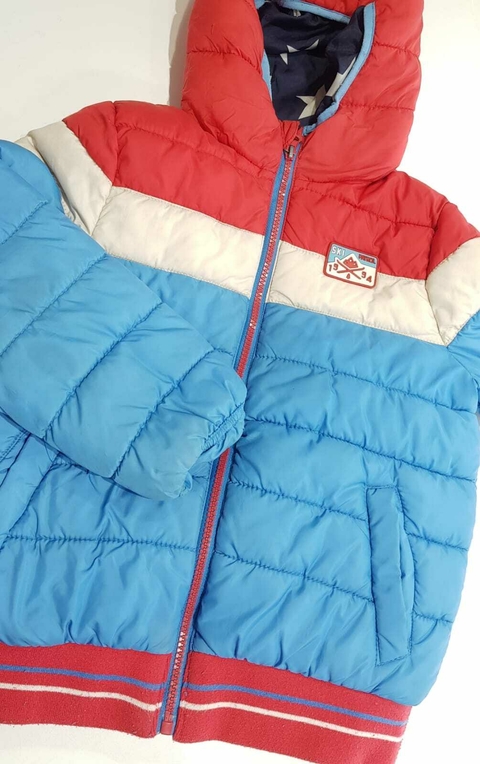 Campera inflable azul y rojo Cheeky 6a(208) - comprar online