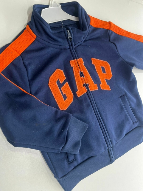 Campera azul y naranja Gap 3a(43) - comprar online