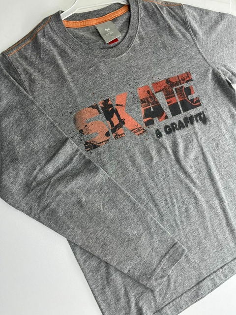 Remera ml gris "Skate" Mimo 10a(161) - comprar online