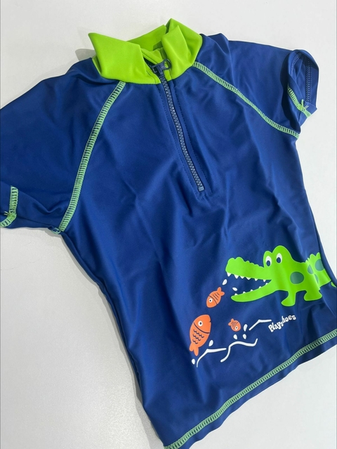 Remera para agua mc azul cocodrilo Play SHoes t12m(359) - comprar online