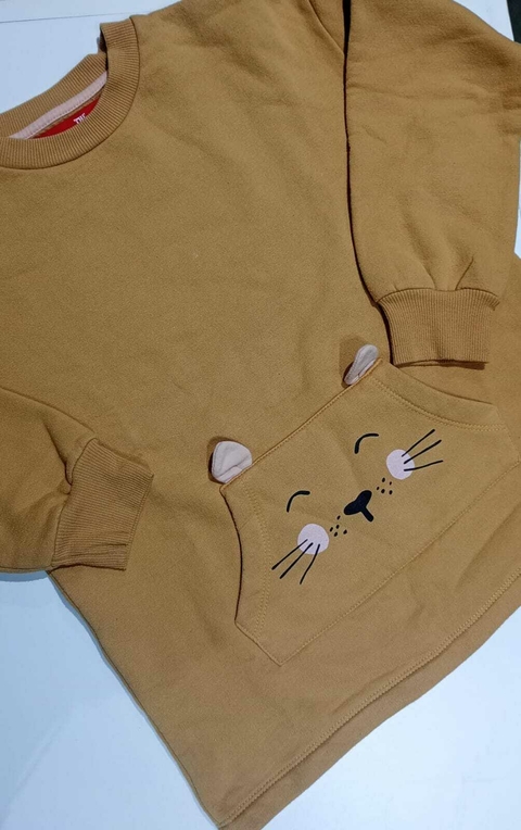 Buzo marron carita The kickback T.8 (369) - comprar online