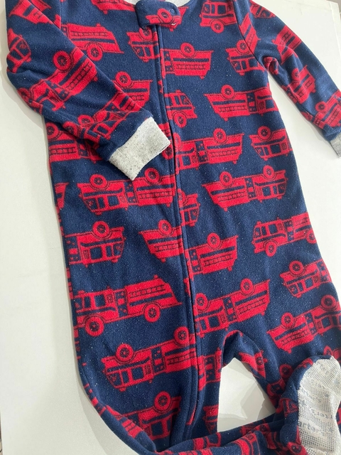Enterito azul con camiones rojos carters T.2A (370) - comprar online