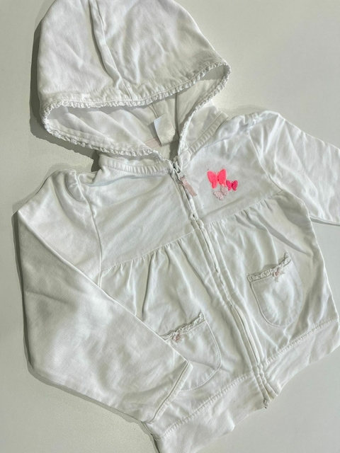campera blanca con mariposa fluor carters t24m (374) - comprar online