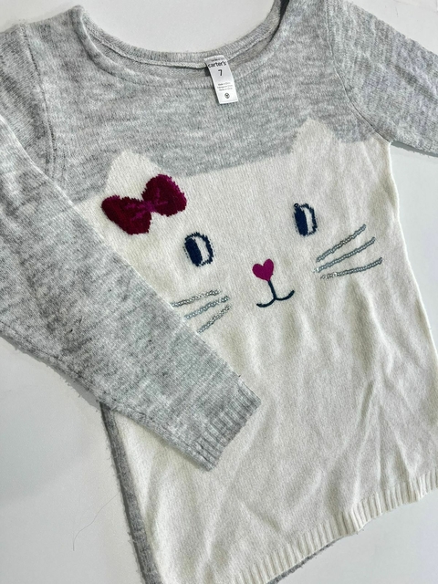 sweter gatita con brillos carters t7a (374) - comprar online