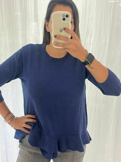 Sweter Jazmin color lavanda con volados t42 (ci09) - comprar online
