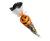 CONE HALLOWEEN COM CONFETI AO LEITE 100 g