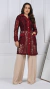 JALECO FEMININO COM RENDA - GABRIELLA - (MARSALA) - comprar online