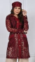 JALECO FEMININO COM RENDA - GABRIELLA - (MARSALA)