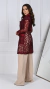 JALECO FEMININO COM RENDA - GABRIELLA - (MARSALA) na internet