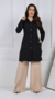 JALECO FEMININO - JULIA - WAIHTE (PRETO)
