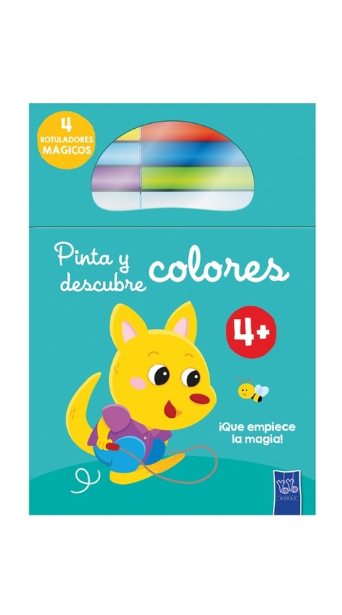 Pinta y descubre colores: Canguro