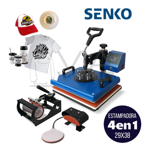 ESTAMPADORA 4 EN 1 - SENKO - 29x38 cm