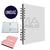 CUADERNO A5 TAPA MADERA CON HOJAS RAYADAS
