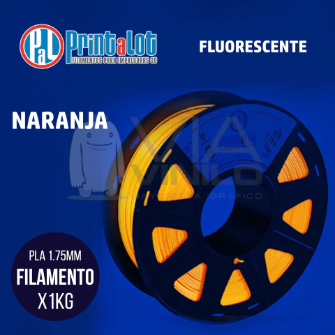 FILAMENTO PLA NARANJA FLUORESCENTE - comprar online