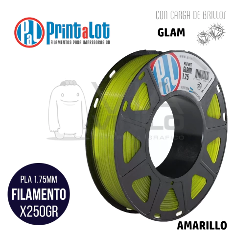 PLA ART® GLAM! AMARILLO TRANSLÚCIDO