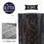 VINILO TERMO TEXTIL x 10CM - GLITTER - NEGRO GALAXY