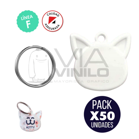 LLAVERO GATO BRILLANTE LINEA F