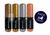 PLUMAS DE DIBUJO METALICAS CAMEO x4