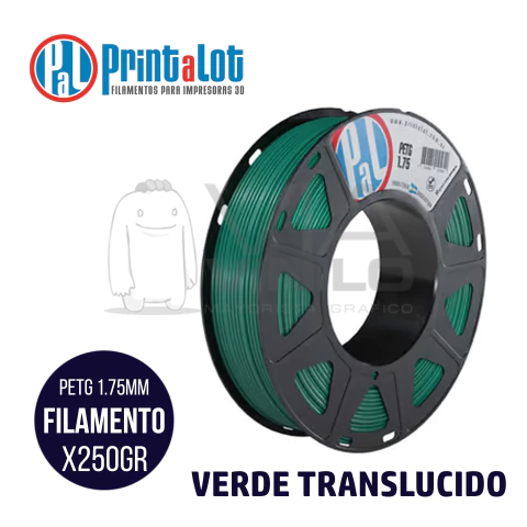 FILAMENTO PETG VERDE TRANSLUCIDO