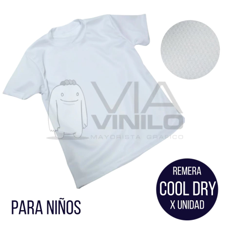 REMERA DE COOL DRY - NIÑOS