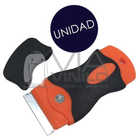 SCRAPPER PLASTICO CON CUERPO DE GOMA