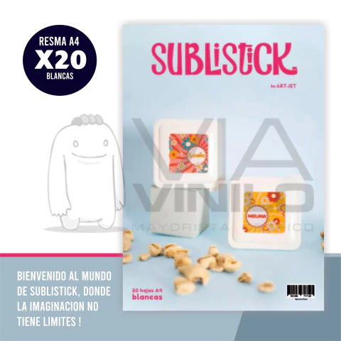 Vinilo Sublimable Blanco Sublistick Art-jet A4 20h